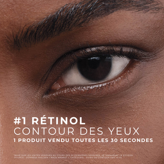Crème contour yeux soin lissant rétinol pour rides
